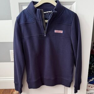 Vineyard Vines Dark Blue Half-Zip Sweater